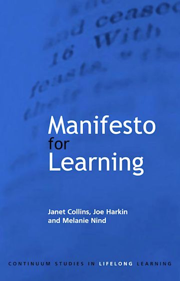 Manifesto for Learning cover