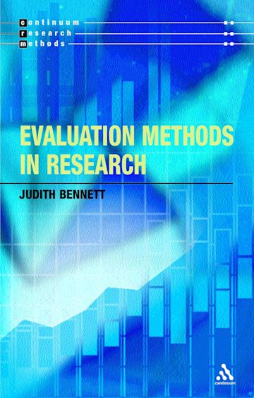 Evaluation Methods in Research cover