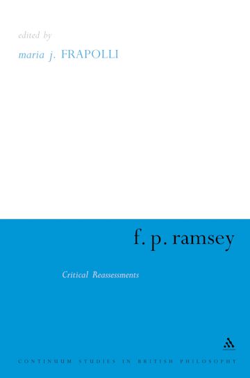 F. P. Ramsey cover