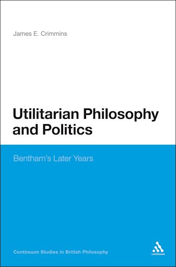 Utilitarian Philosophy and Politics cover