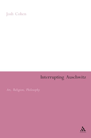 Interrupting Auschwitz cover