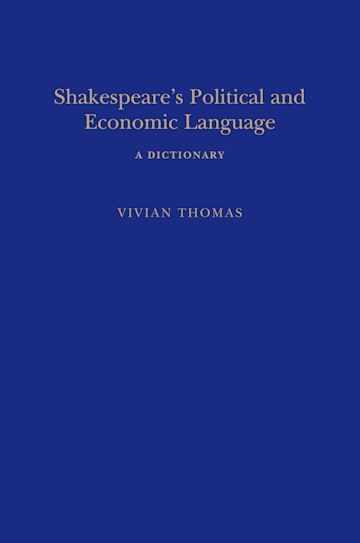 Shakespeare's Political and Economic Language cover