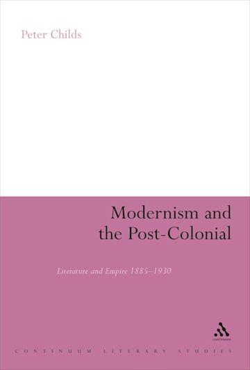 Modernism and the Post-Colonial cover