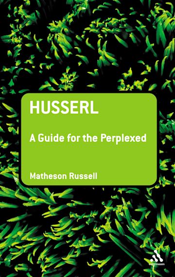 Husserl: A Guide for the Perplexed cover