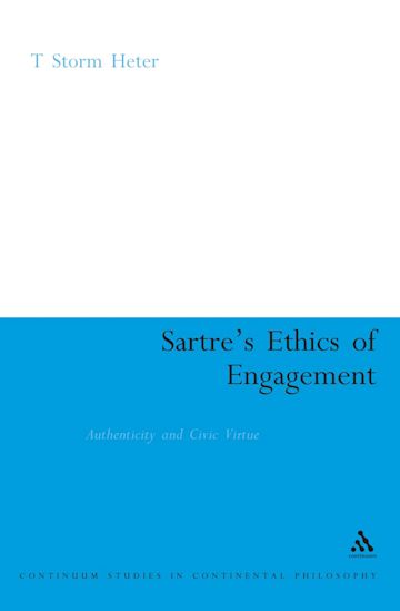 Sartre's Ethics of Engagement cover