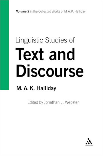 Linguistic Studies of Text and Discourse cover