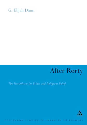 After Rorty cover