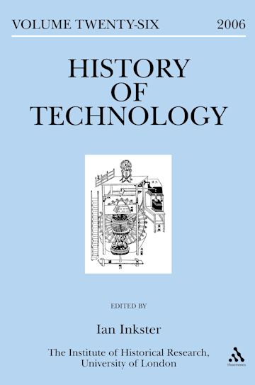 History of Technology Volume 26 cover