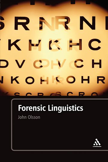 Forensic Linguistics cover