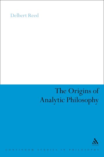 Origins of Analytic Philosophy cover