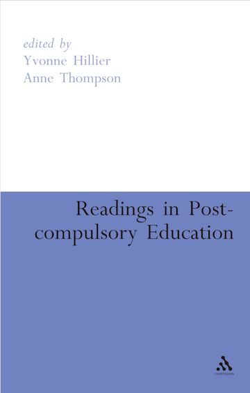 Readings in Post-compulsory Education cover