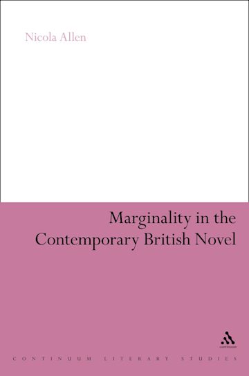 Marginality in the Contemporary British Novel cover