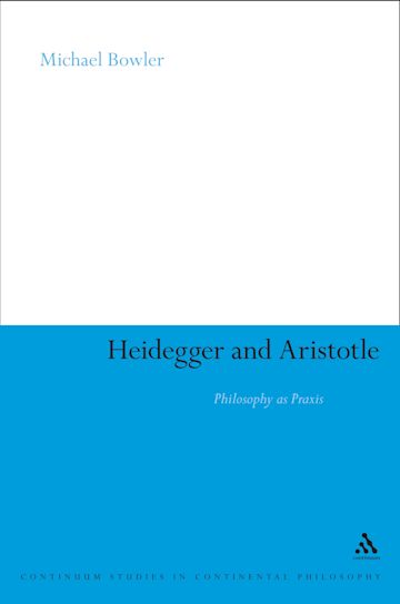 Heidegger and Aristotle cover