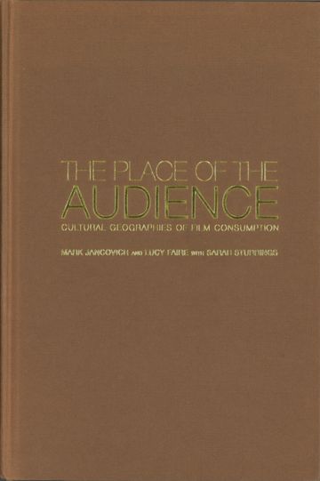 The Place of the Audience cover