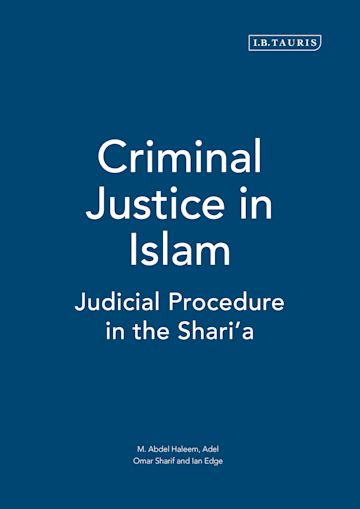 Criminal Justice in Islam cover