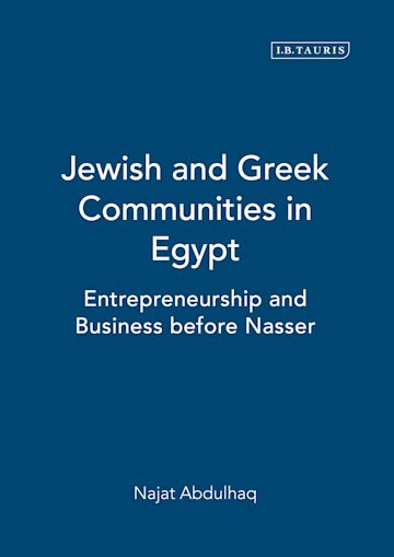 Jewish and Greek Communities in Egypt cover