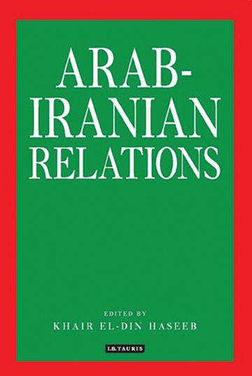 Arab-Iranian Relations cover