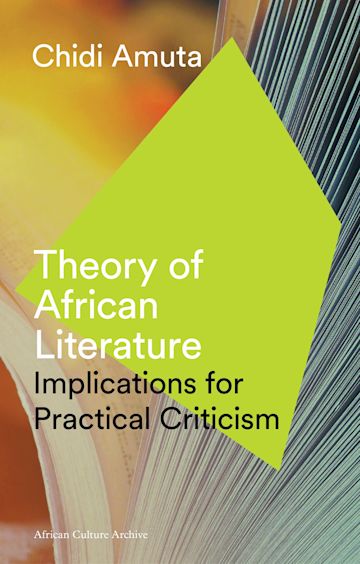 Theory of African Literature cover