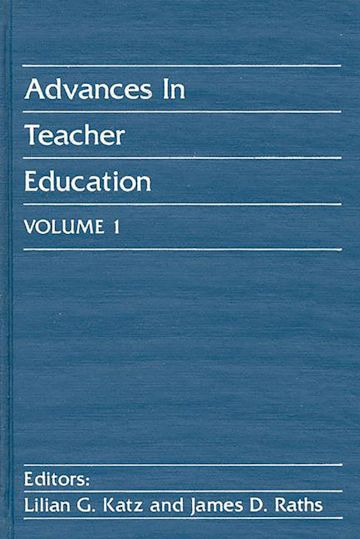 Advances in Teacher Education, Volume 1 cover