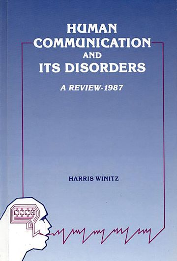 Human Communication and Its Disorders, Volume 1 cover