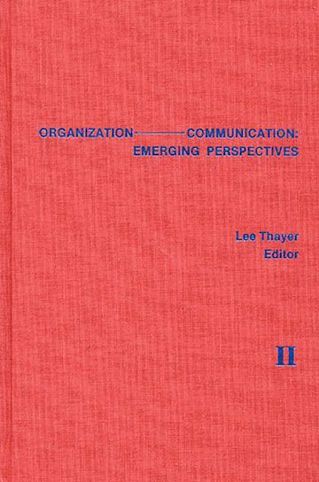 Organization-Communication cover