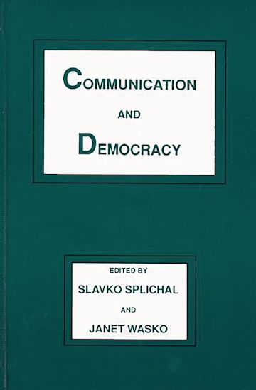 Communication and Democracy cover
