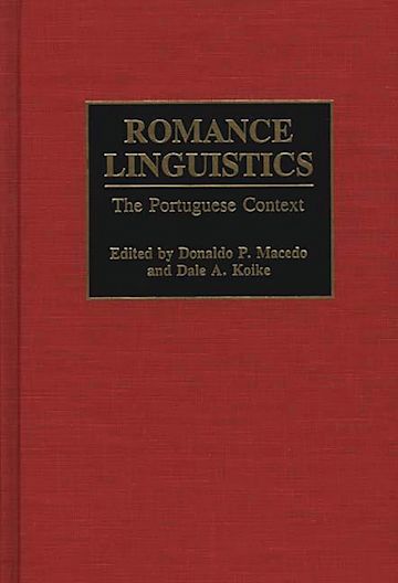 Romance Linguistics cover