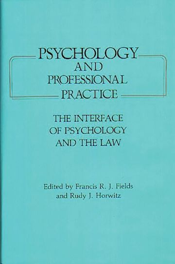 Psychology and Professional Practice cover