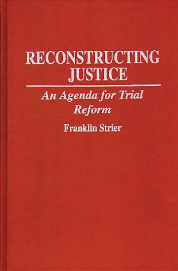 Reconstructing Justice cover