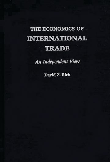 The Economics of International Trade cover