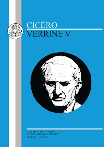 Cicero: Verrine V cover