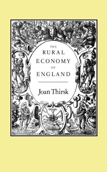 The Rural Economy of England cover