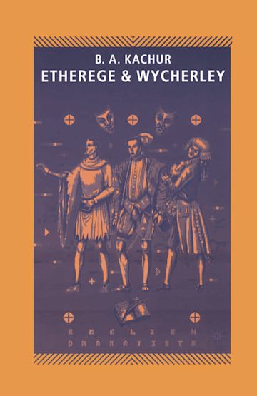 Etherege and Wycherley cover