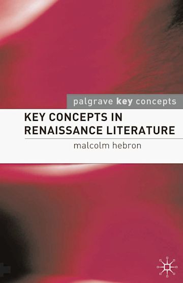 Key Concepts in Renaissance Literature cover