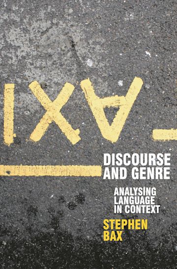 Discourse and Genre cover