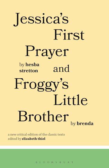 Jessica's First Prayer and Froggy's Little Brother cover