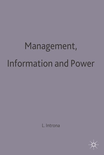 Management, Information and Power cover