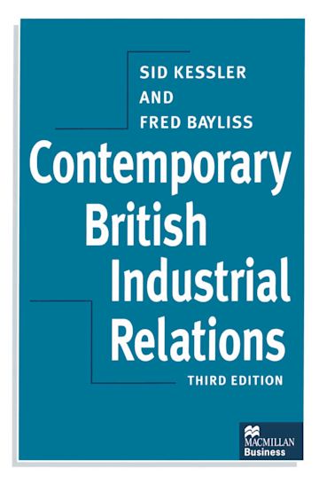 Contemporary British Industrial Relations cover