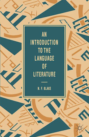 An Introduction to the Language of Literature cover