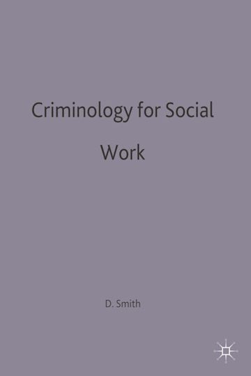 Criminology for Social Work cover