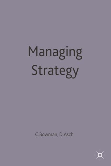 Managing Strategy cover