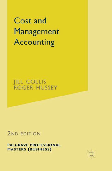 Cost and Management Accounting cover