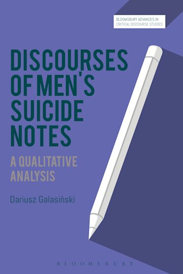 Discourses of Men’s Suicide Notes cover