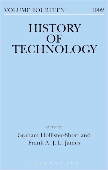 History of Technology Volume 14 cover