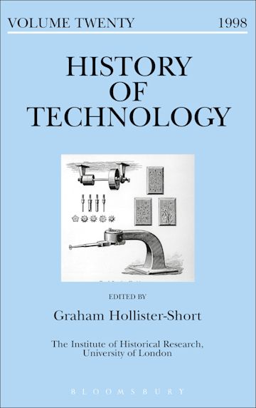 History of Technology Volume 20 cover