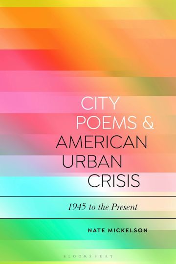 City Poems and American Urban Crisis cover