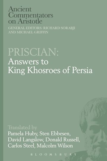 Priscian: Answers to King Khosroes of Persia cover