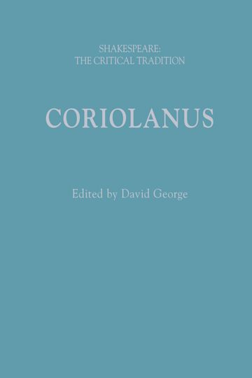 Coriolanus cover