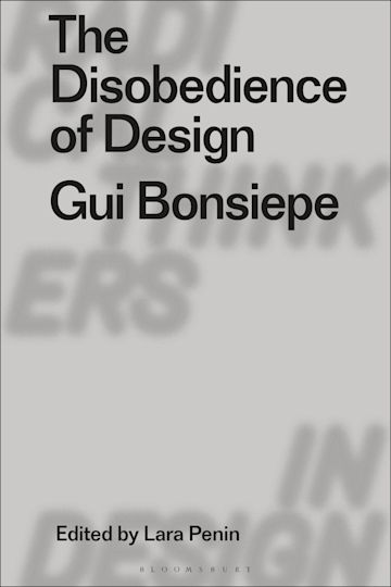 The Disobedience of Design cover