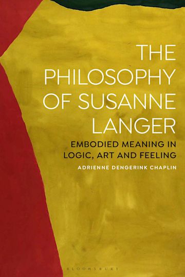 The Philosophy of Susanne Langer cover